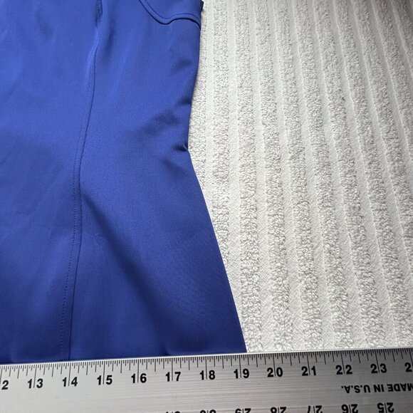 Guess Women Cut Out Sheath Dress Size 14 Blue Sleeveless Lined Back Zip New $118 - Picture 10 of 11